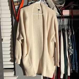 Cream cardigan. From target. Worn once. size XS but runs big. It’s a cardigan